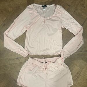 NWOT Fashion nova Pink Sleepwear Set